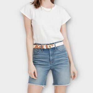 Madewell High Rise Mid Length Shorts